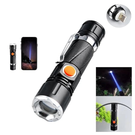 P50 Led Şarjlı Mıknatıslı Usb El Feneri Wt-622