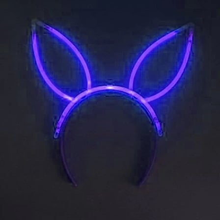 Karanlıkta Yanan Fosforlu Glow Taç 6 Renk 6 Adet