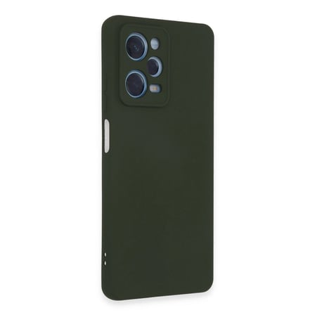 Redmi Note 12 5G Kılıf Nano İçi Kadife Silikon - Koyu Yeşil