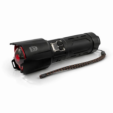 Bedotech Bd-2406 30W Tg Led Alüminyum Alaşımlı Zoomlu Type-C Dijital Göstergeli Şarjlı El Feneri
