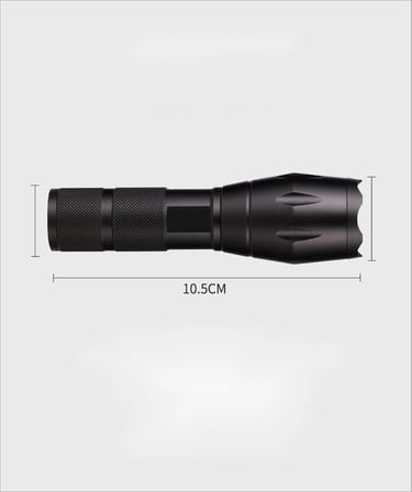 Gold Orion Km-108 T6 Led Şarjlı El Feneri 5 Modlu 200 Metre Işık Mesafesi