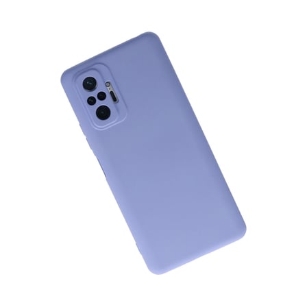 Xiaomi Redmi Note 10 Pro Kılıf Nano İçi Kadife Silikon - Lila