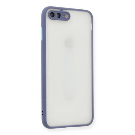 Newface Apple İphone 7 Plus Kılıf Montreal Silikon Kapak - Gri