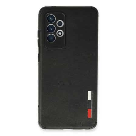 Samsung Galaxy A72 Kılıf Loop Deri Silikon - Siyah