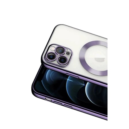İphone 13 Pro Kılıf Kross Magneticsafe Kapak - Mor