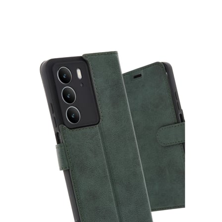 Realme C75 4G Trend S Plus Kapaklı Kılıf - Koyu Yeşil
