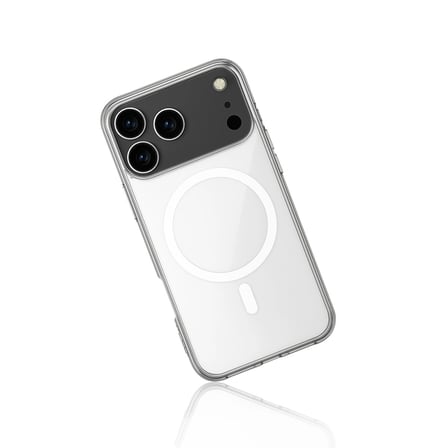 İphone 17 Pro Kılıf Magneticsafe Şeffaf Silikon - Şeffaf