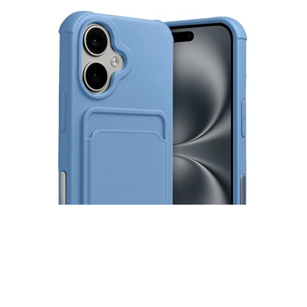 İphone 17 Kelvin Kartvizitli Silikon - Mavi