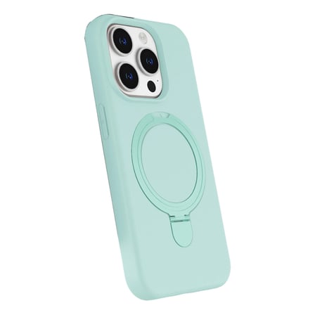 İphone 14 Pro Max Regal Magsafe Standlı Kapak - Su Yeşili