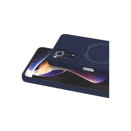 Xiaomi Redmi Note 12 Pro 4G Regal Magsafe Standlı Kapak - Lacivert