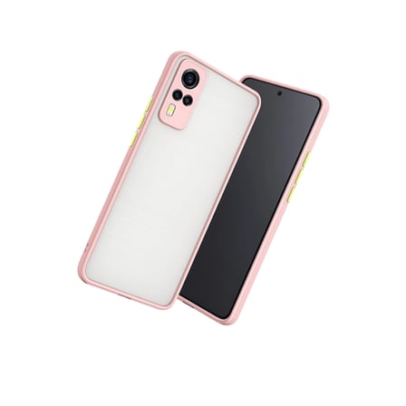 Vivo Y53S Kılıf Montreal Silikon Kapak - Pembe