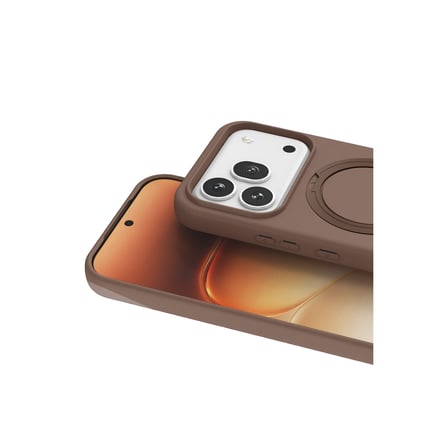 Huawei Honor 600 Regal Magsafe Standlı Kapak - Çöl Titanyum