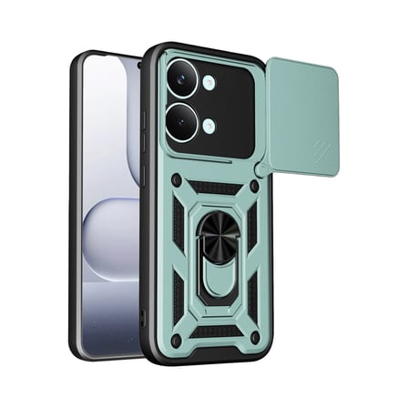 Xiaomi Poco X8 Pro Max Pars Lens Yüzüklü Silikon - Yeşil