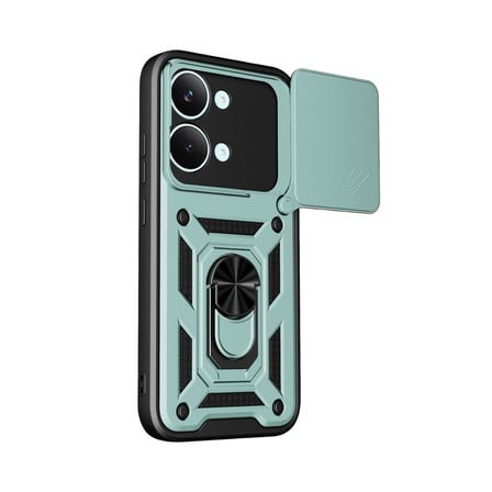 Xiaomi Poco X8 Pro Max Pars Lens Yüzüklü Silikon - Yeşil