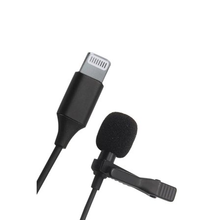 Lightning 2 Metre Double Mikrofon - Siyah