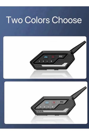 Bt Motosiklet Kask Kulaklığı Bluetooth Intercom  Intercom Bağlantılı