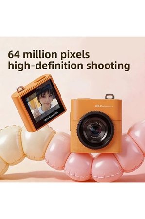 Dijital Kamera 64Mp 16X Digital Zoom 1.4’’Ekranlı Video Kamera Taşınabilir Tasarım