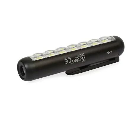 WATTON WT-333 TYPE-C GİRİŞLİ MIKNATISLI ŞARJLI CEP FENERİ 