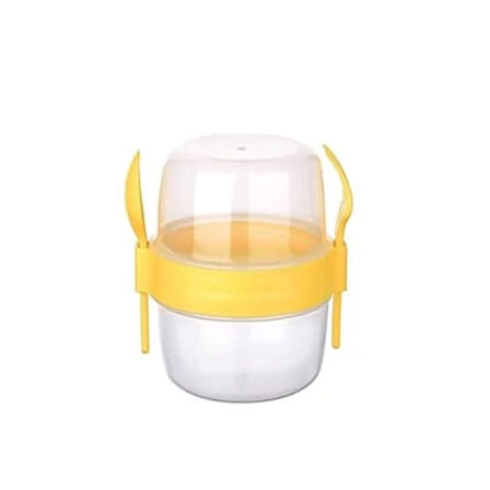 Kaşıklı Müsli Kabı 800 ml