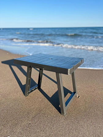 Katlanabilir Piknik Sehpası 50x40x40 cm + Kafa Bantlı Led Işık Ayarlanabilir Kafa Lambası