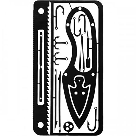 Hayatta Kalma Balıkçı Kiti + Bm-031 Anahtarlık Fener + METAL KİBRİT ANAHTARLIK