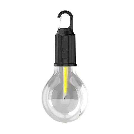 2 Adet Şarjlı 10W Askılı Taşınabilir Led Kamp Lambası