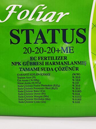 Merav Status 20-20-20 (1 KG) NPK Gübre