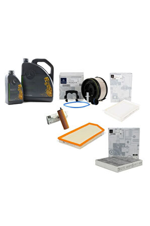 Mercedes W206 Kasa C200 d Uyumlu Periyodik Bakım Filtre Seti Orijinal