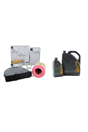 Mercedes W204 Kasa C180 Kompressor Periyodik Filtre Bakım Seti Motor Yağı Orijinal Uyumlu