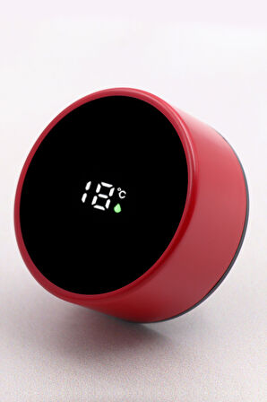 Mantar Desenli Defter & Mantar Baskılı Kupa & 500 Ml Kırmızı Dereceli Termos Hediye Seti