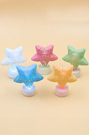 Yenidoğan Bebek Takımı & Kupa & Banyo Süngeri & Renkli Yıldız Işık Hediye Seti