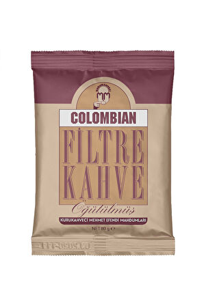 Pembe Fincan & Colombian Filtre Kahve & Sukulent Çiçek & Turuncu Bubble Mum Hediye Seti