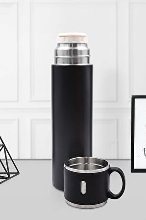 Bardaklı 580 ML Çelik Termos