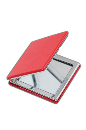 Saten Uyku Bandı & Saten Toka & Ahşap Tarak & Kırmızı El Aynası Hediye Seti