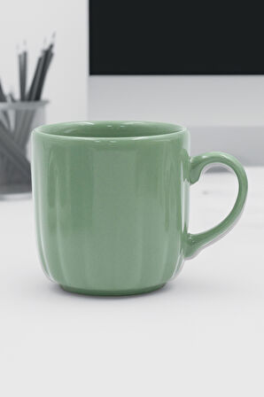 Bambu Kapaklı 600ml Cam Matara & Papatya Desenli Fular & Yeşil Kupa Hediye Seti