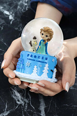 Işıklı Müzikli Frozen Kar Küresi