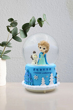Işıklı Müzikli Frozen Kar Küresi