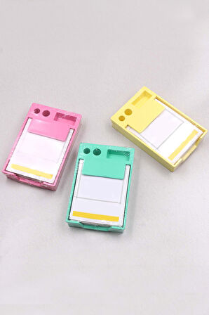 Haftalık Planner & Yapışkan Notluk & Makaron Fosforlu Kalem & Bloknot Hediye Seti