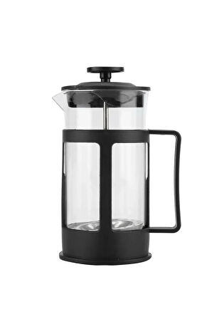 Yıldızlı Kupa & Siyah French Press & Doğum Günü Yıldız Mum Hediye Seti