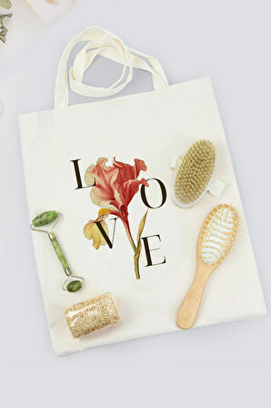 Bez Çanta & Kabak Lifli Sabun & Yüz Masaj Aleti & Doğal At Kılı Fırçası & Ahşap Tarak Hediye Seti