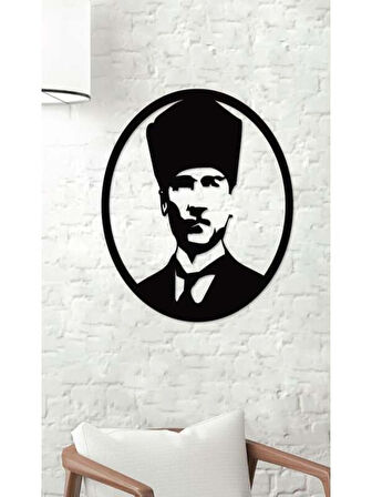 Atatürk Portre Duvar Dekoru
