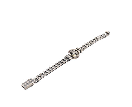 925 Ayar Erkek Gümüş (Silver) Bileklik