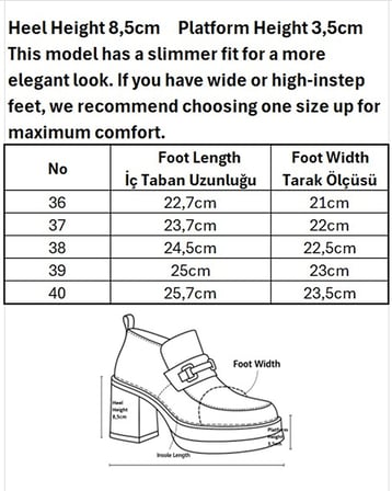 Kadın Hakiki Deri 8,5cm Platform Topuk Bilek Boy Bot - Topuklu Midi Bot