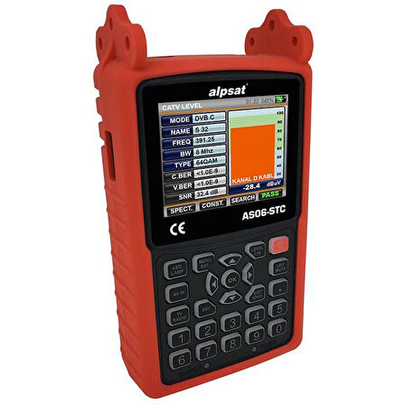 ALPSAT AS06-STC SATFINDER 6 HD SLIM GÖRÜNTÜLÜ UYDU BULUCU + KAME