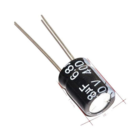 6.8 Mf 400 V Kondansatör