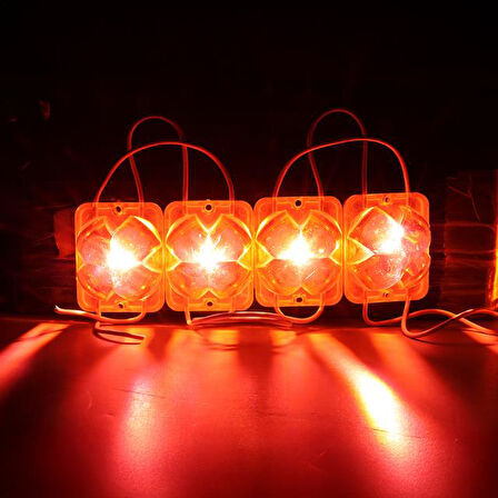 Powermaster 12 Volt 2 Watt Kırmızı Sabit 4333-3030 Modül Led