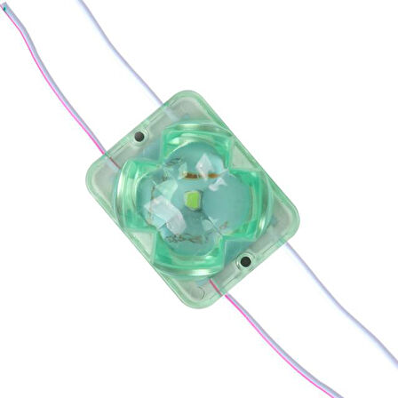 Powermaster 12 Volt 2 Watt Yeşil Sabit 4333-3030 Modül Led