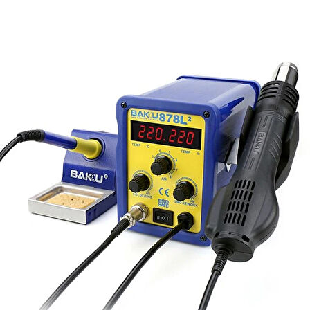 Baku Bk-878L2 Isı Ayarlı Üflemeli Havya Dıgıtal