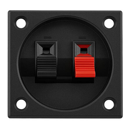 Hoparlör Terminali İkili Kare (5.5cmx5.5cm)