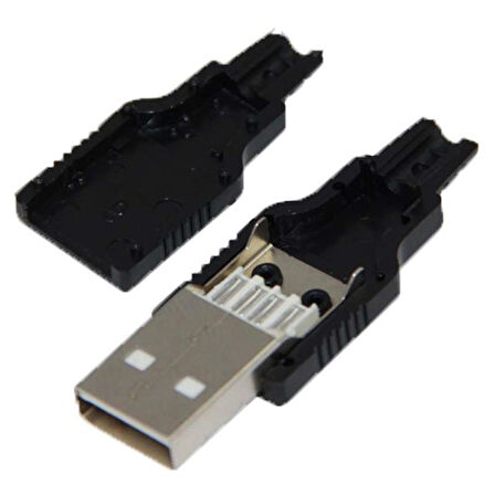 Powermaster Usb A Erkek Lehimlenebilir Model Soket Ic-264a